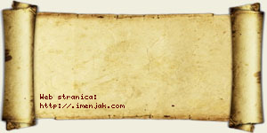 Biljana Aćimović vizit kartica